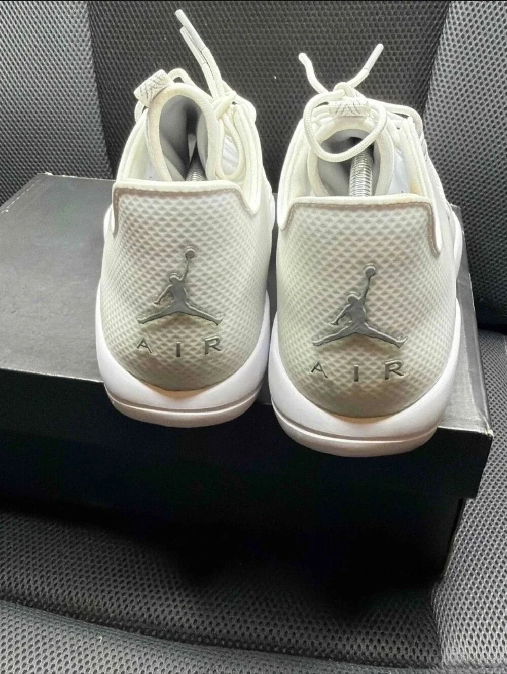 White Low-Top Sneakers Men's Size 11 - Air Jordan Eclipse Shoes Good Condition!